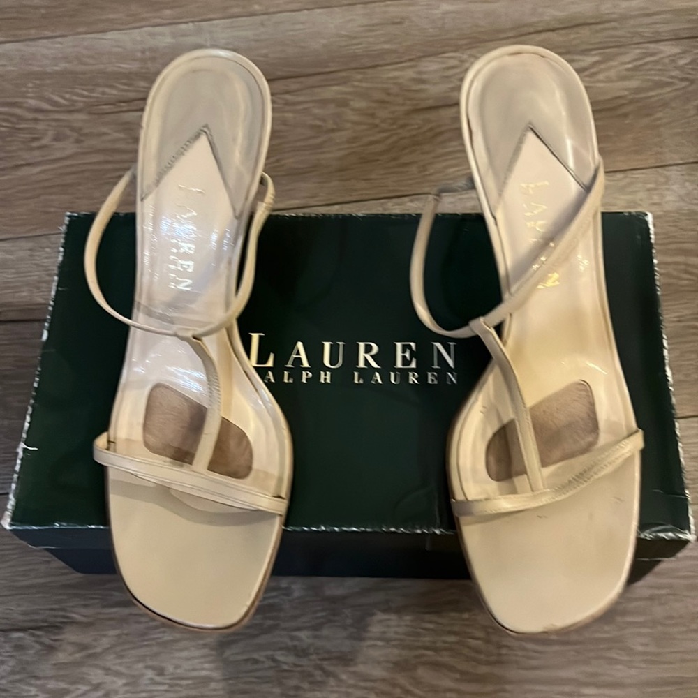 Lauren Ralph Lauren nude sandals